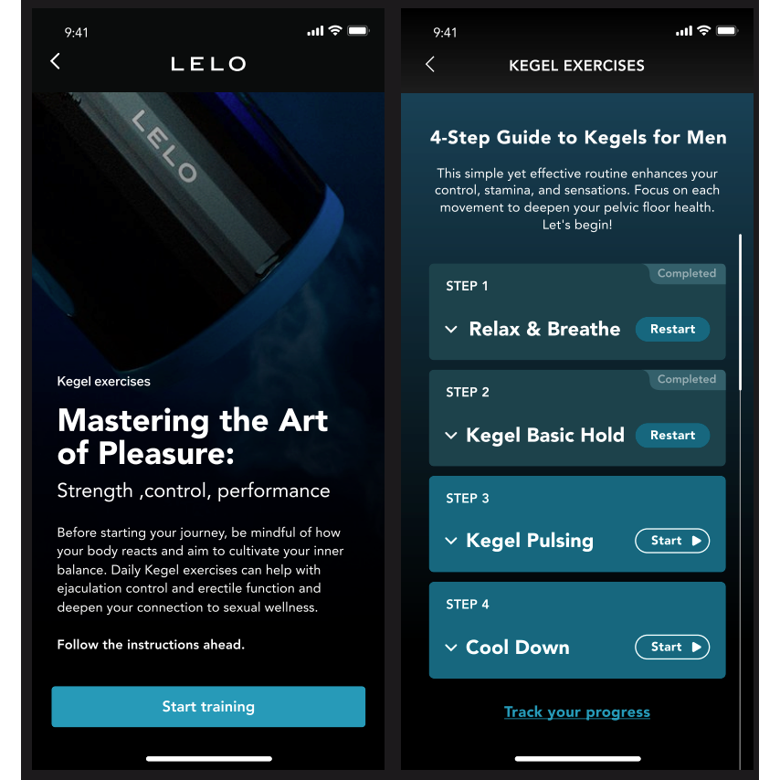 Lelo F2S Pelvic Floor & Stamina Trainer - Teal (App Controlled)
