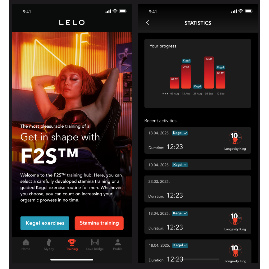 Lelo F2S Pelvic Floor & Stamina Trainer - Teal (App Controlled)