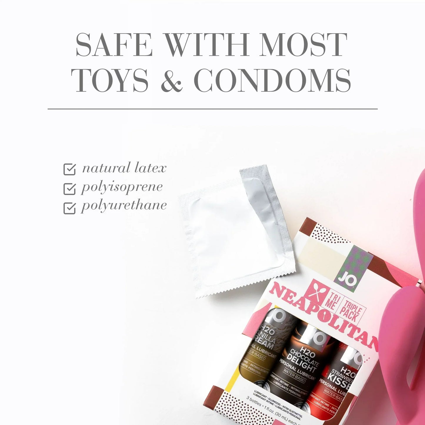 Jo Water-Based Lubricant Triple Pack - Neapolitan