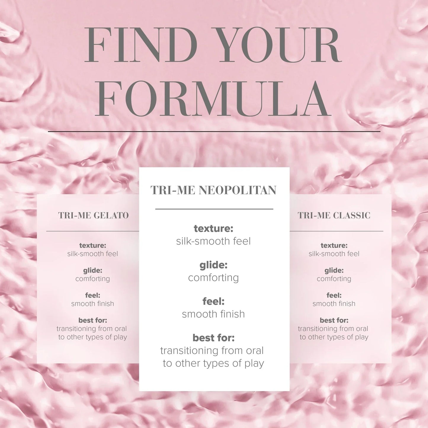 Jo Water-Based Lubricant Triple Pack - Neapolitan
