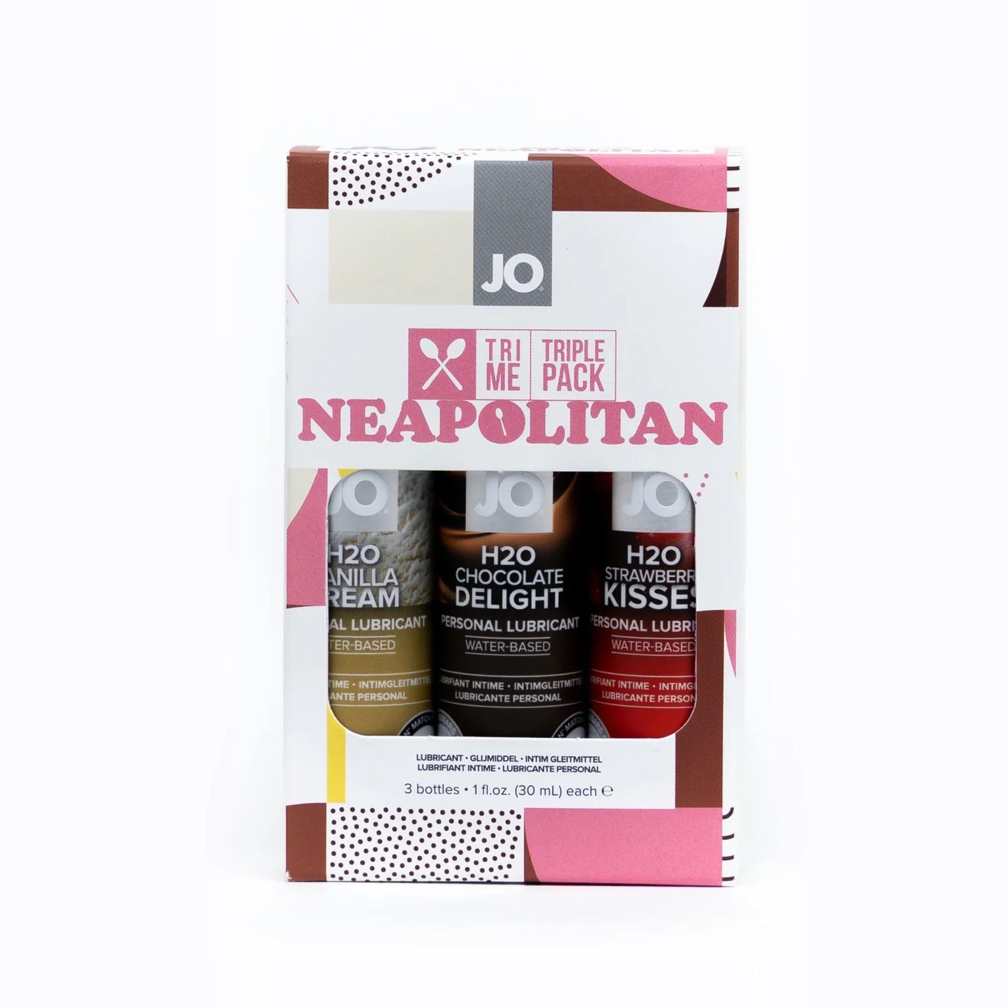 Jo Water-Based Lubricant Triple Pack - Neapolitan