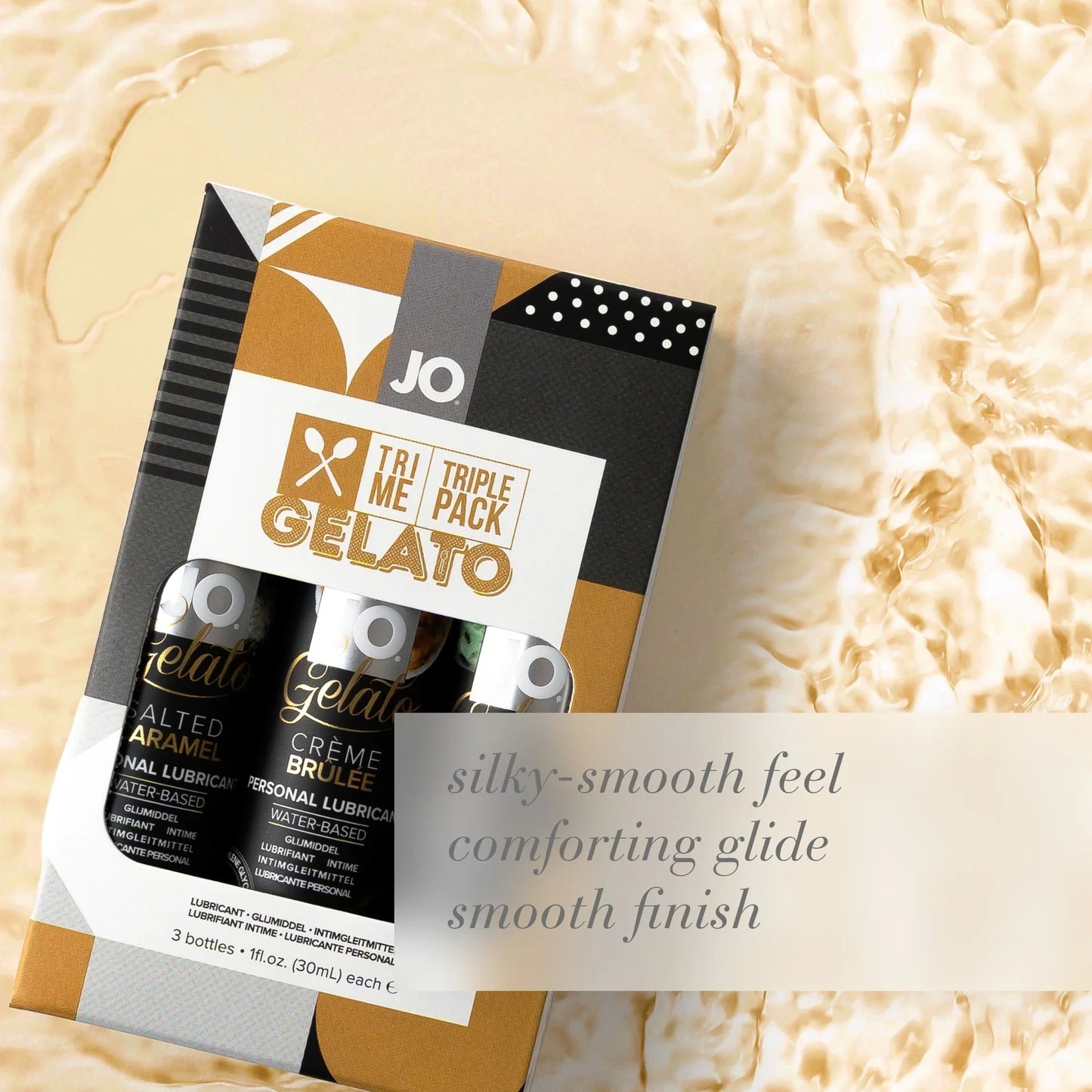 Jo Water-Based Lubricant Triple Pack - Gelato