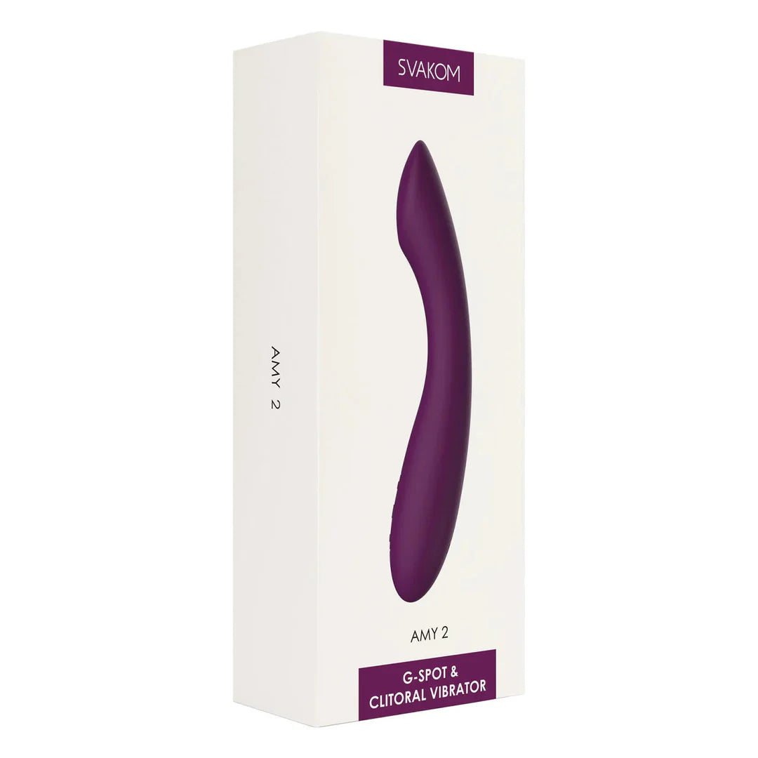 Svakom Amy 2 Intelligent Flexible G-Spot Vibrator - Violet