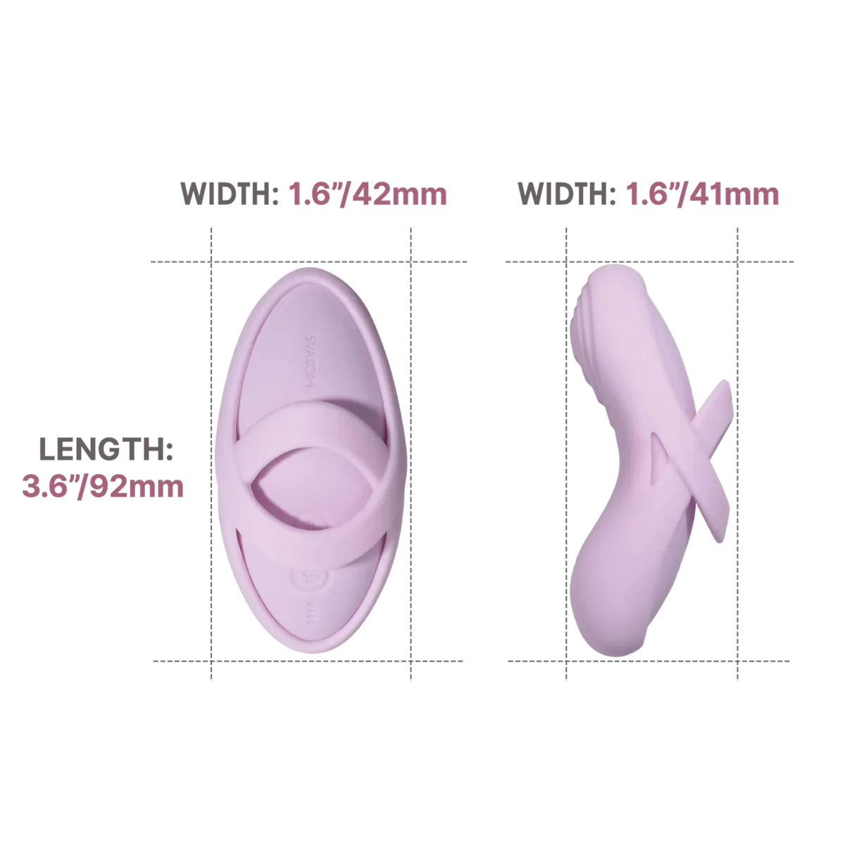 Svakom Echo 2 Flexible Finger or Panty Vibrator - Sky Blue (App-Controlled)