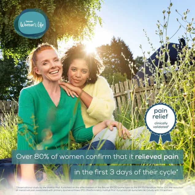 Beurer EM55 Menstrual Relax+ Device - TENS & Heating Pad