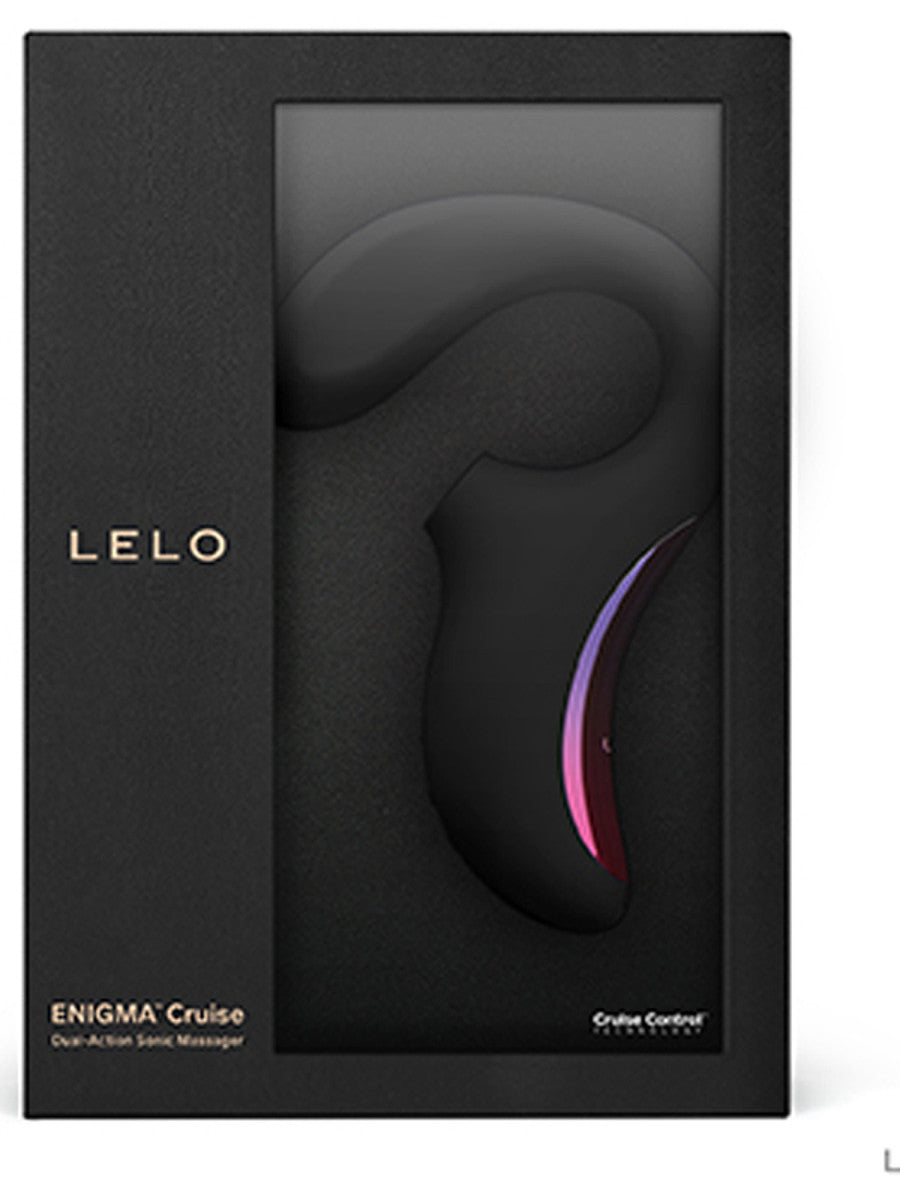 Lelo Enigma Cruise Dual Stimulation Sonic Massager - Black