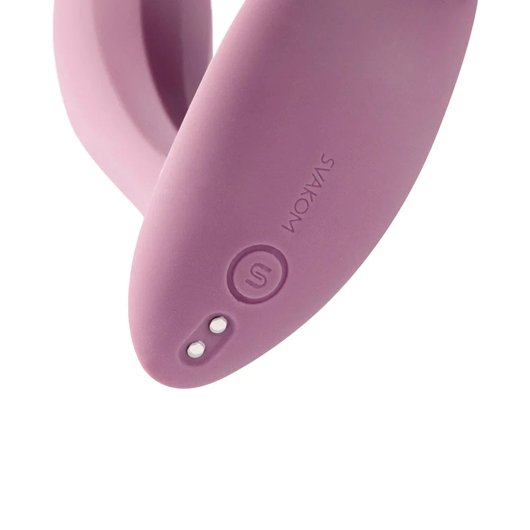 Svakom Erica Wearable Dual Vibrator - Romantic Rose (App Controlled)