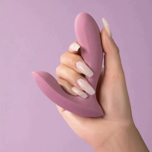 Svakom Erica Wearable Dual Vibrator - Romantic Rose (App Controlled)