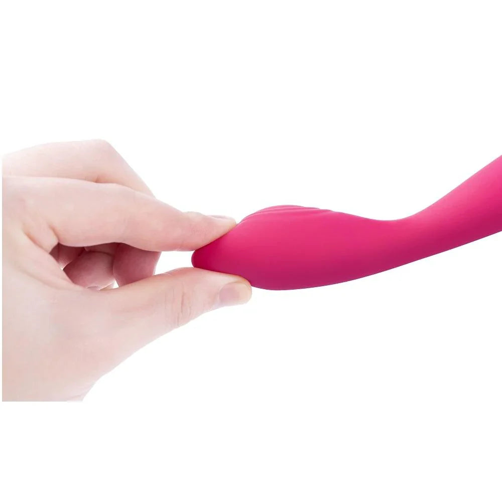 Svakom Iris Clitoris or G-Spot Vibrator - Plum Red