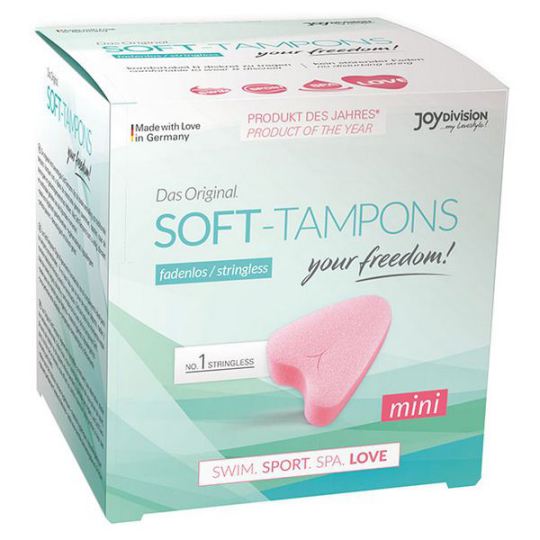 Joy Division Soft Tampon Menstrual Sponges - Mini (3 Pack)