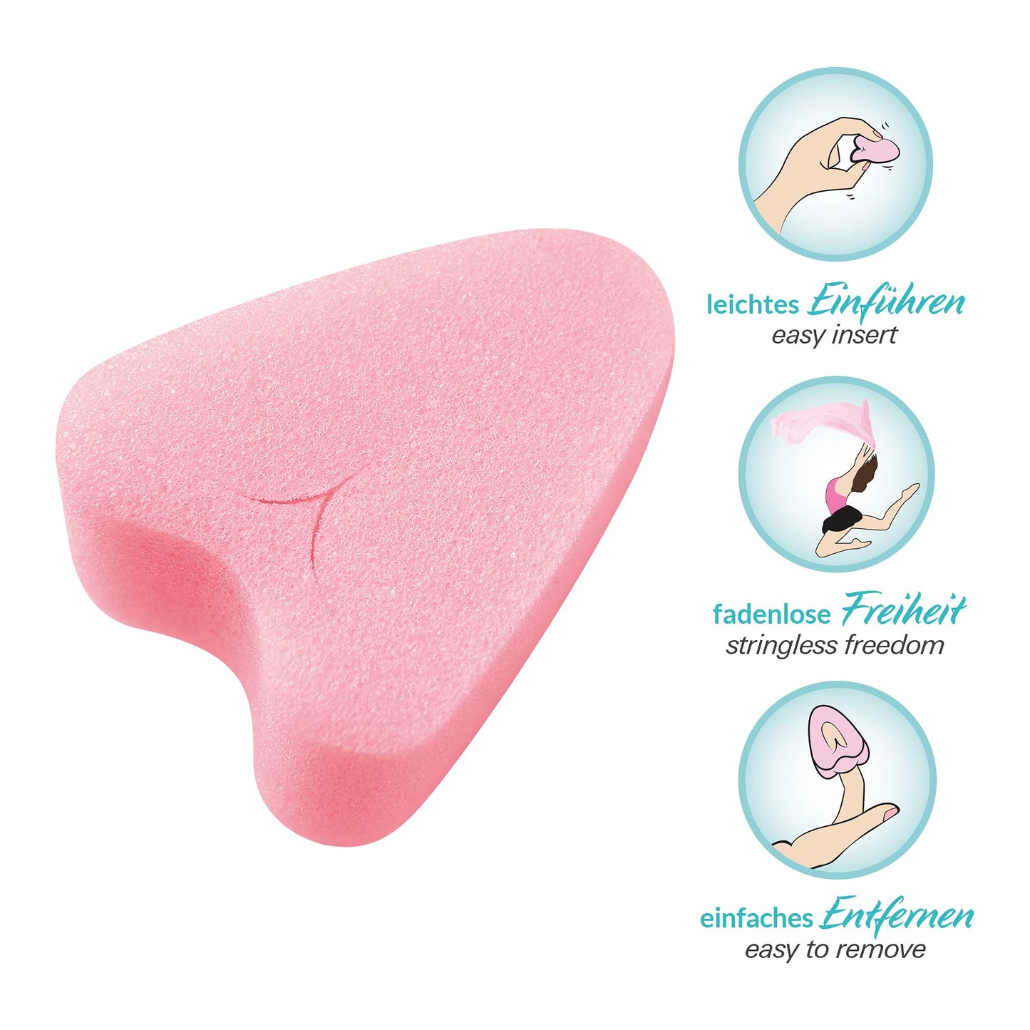 Joy Division Soft Tampon Menstrual Sponges - Normal (3 Pack)