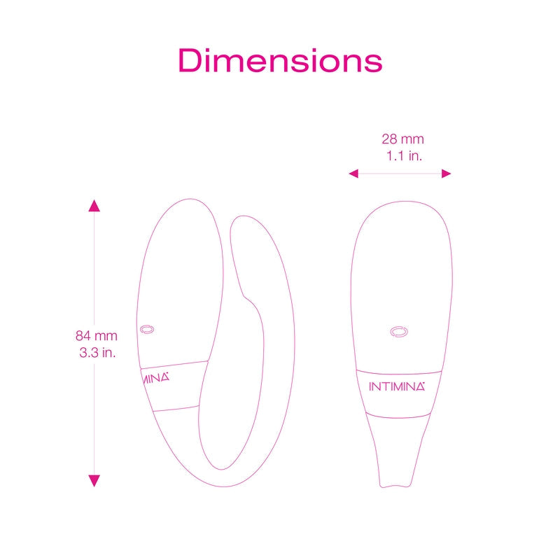 Intimina Kalia Pelvic Floor Toner / Couples Massager