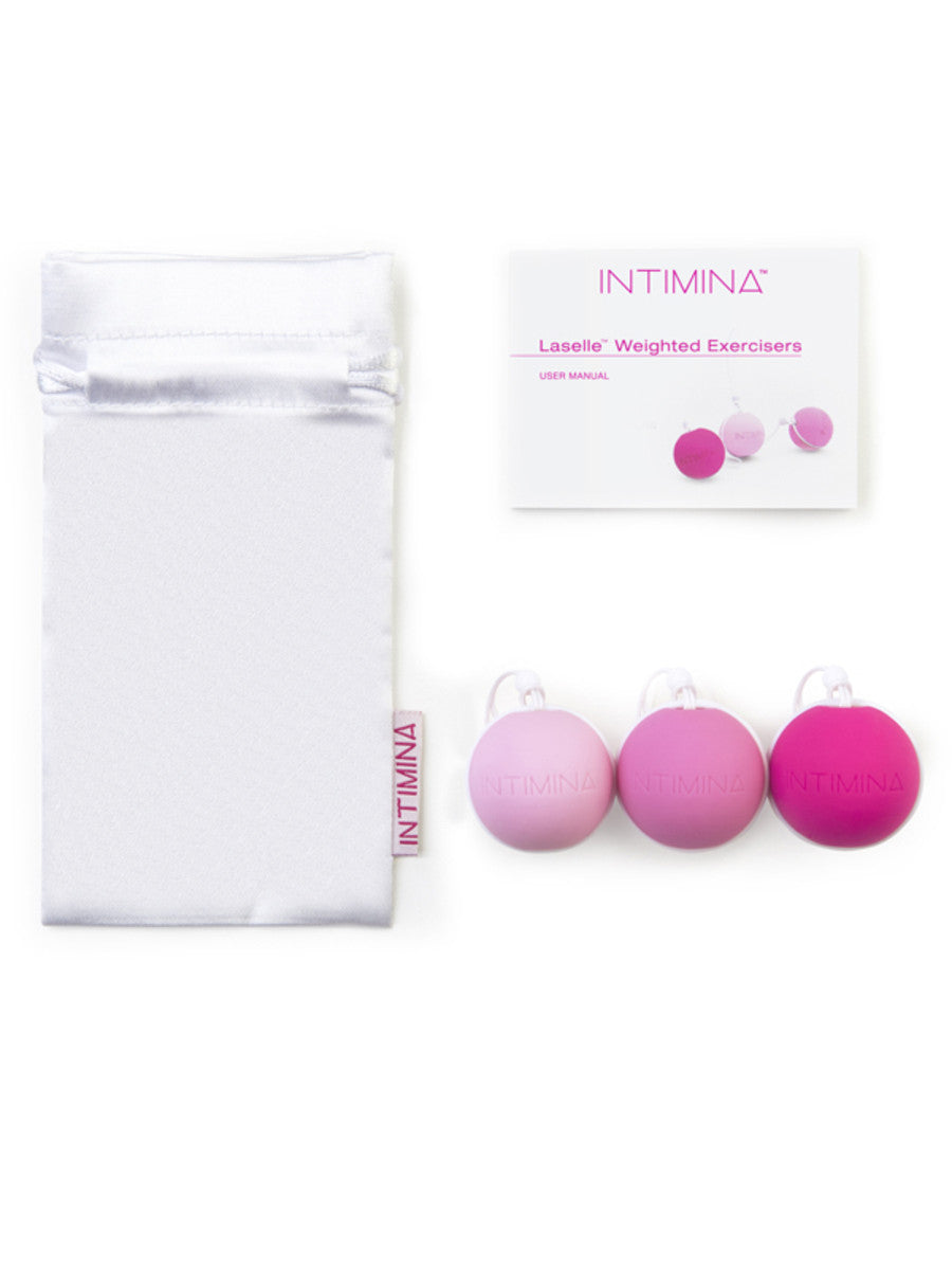 Intimina Laselle Weighted Exerciser Kegel Balls (Set of 3)
