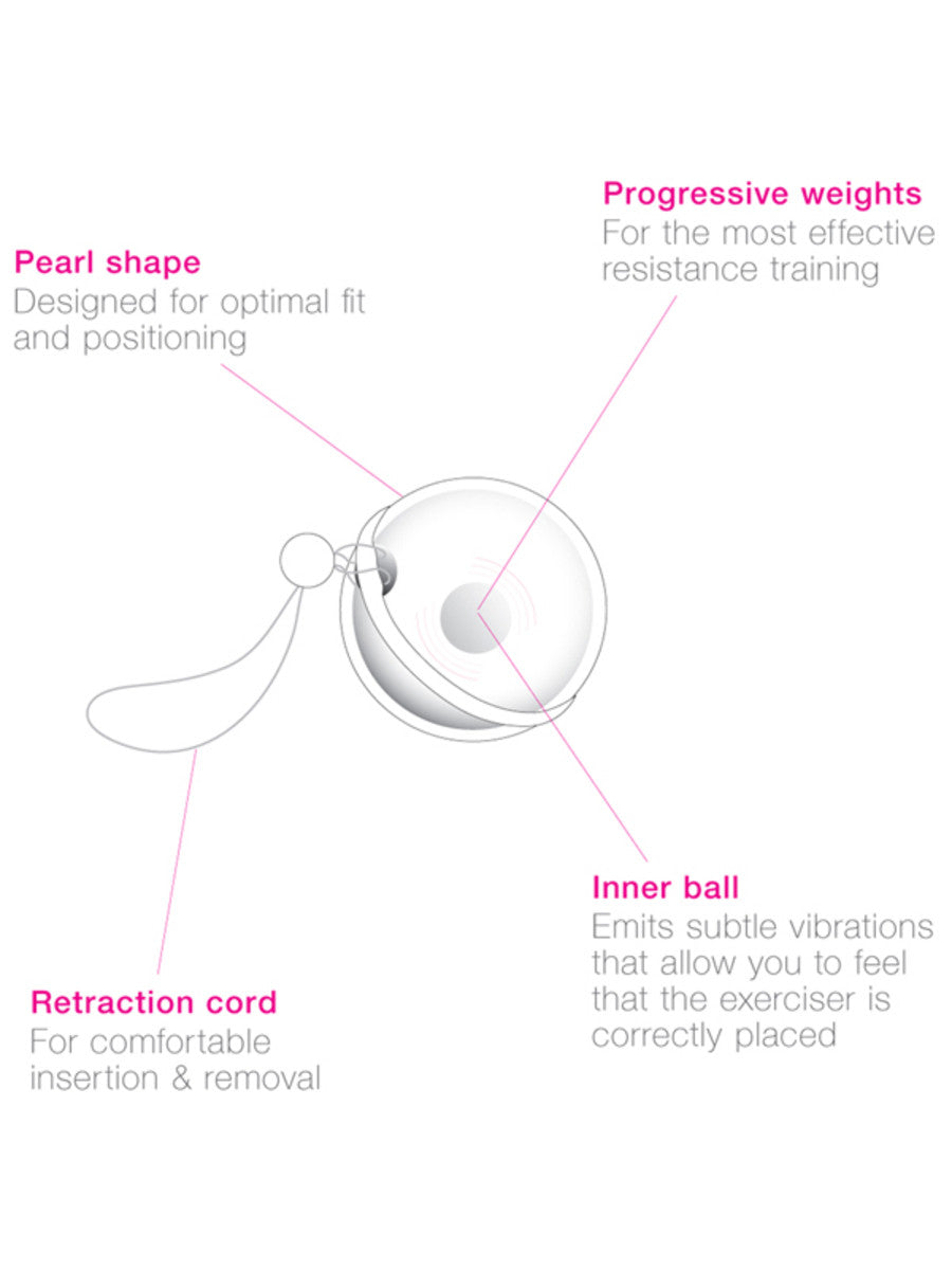 Intimina Laselle Weighted Exerciser Kegel Balls (28g)