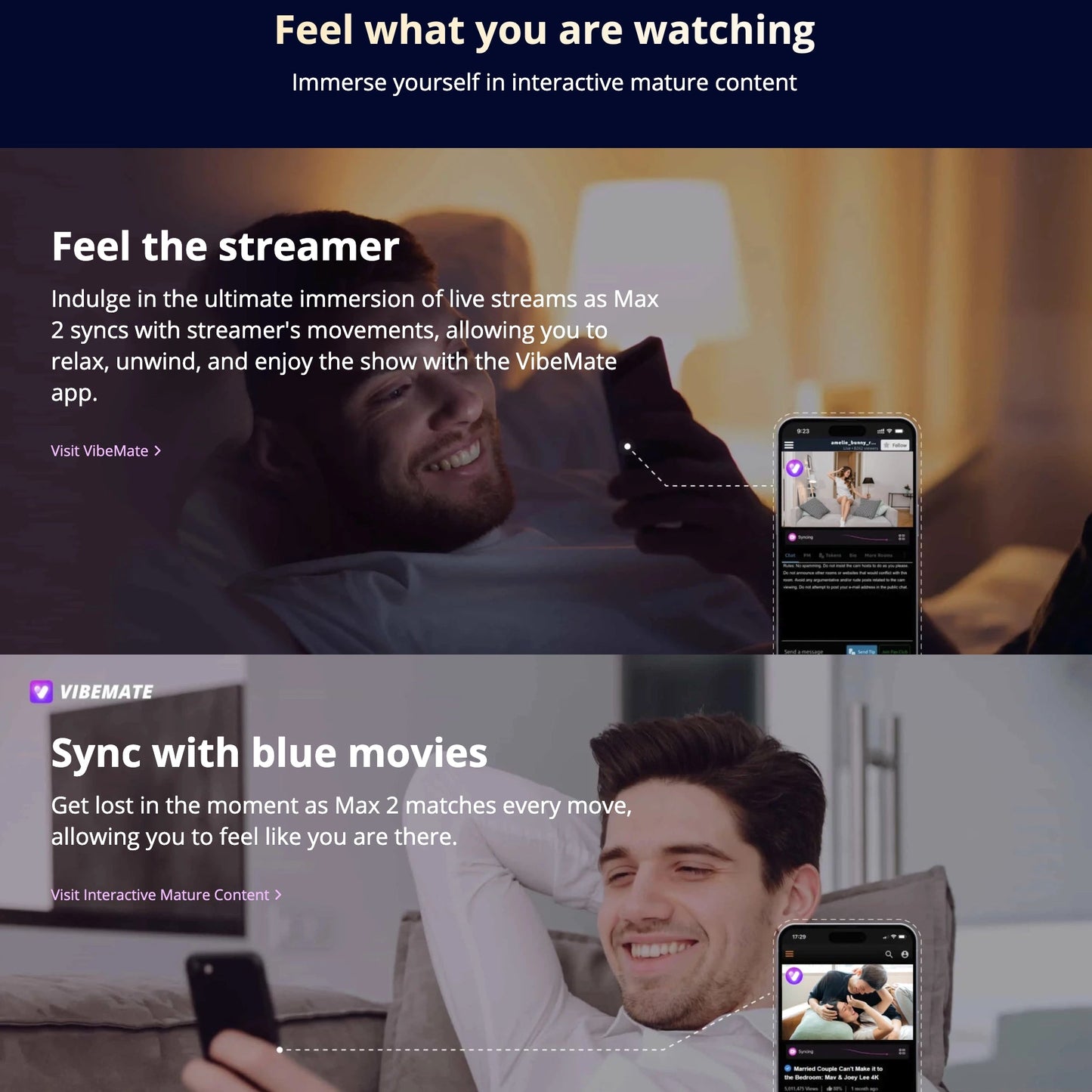 Lovense Max 2 Vibrating Male Masturbator (Remote Controlled)