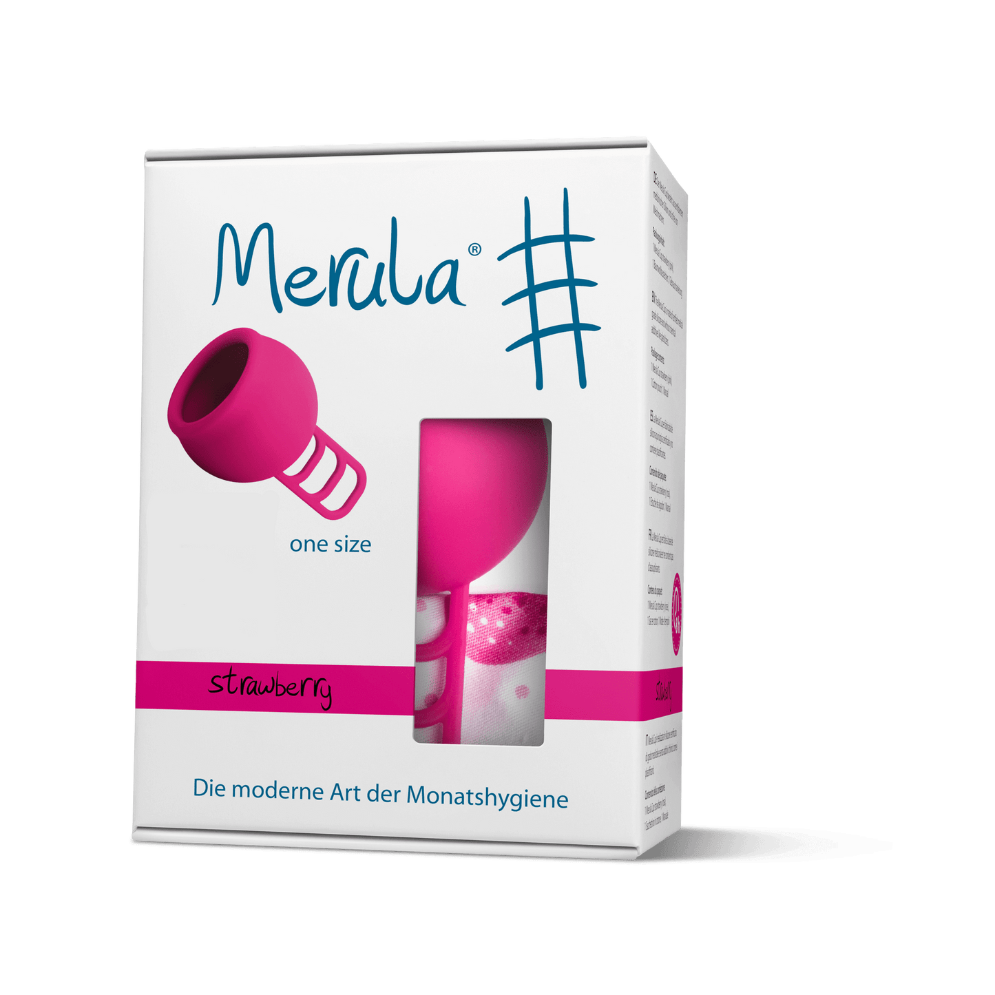 Merula Menstrual Cup One Size - Strawberry (Pink)
