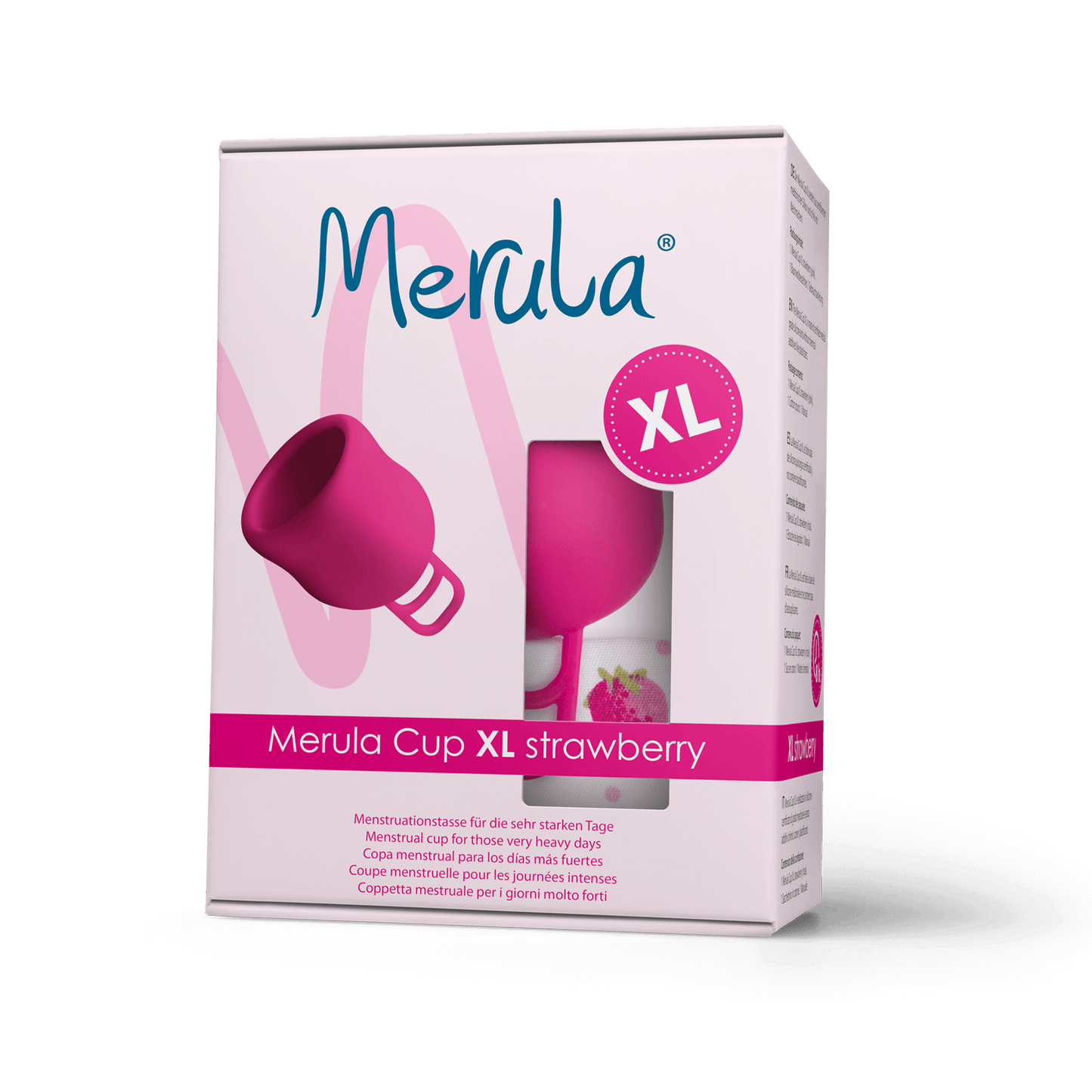 Merula Menstrual Cup XL - Strawberry (Pink)