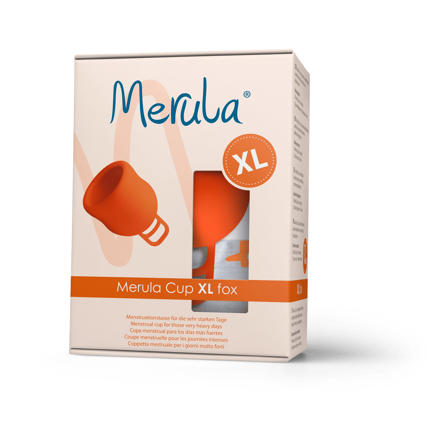 Merula Menstrual Cup XL - Fox (Orange)