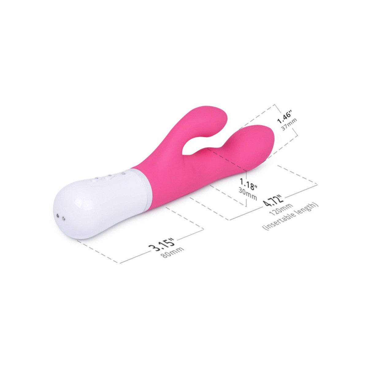 Lovense Nora Rotating Rabbit Vibrator (Remote Controlled)