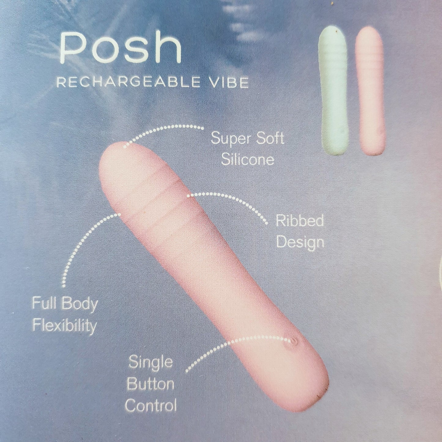 Playful Soft Posh Vibrator - Blue