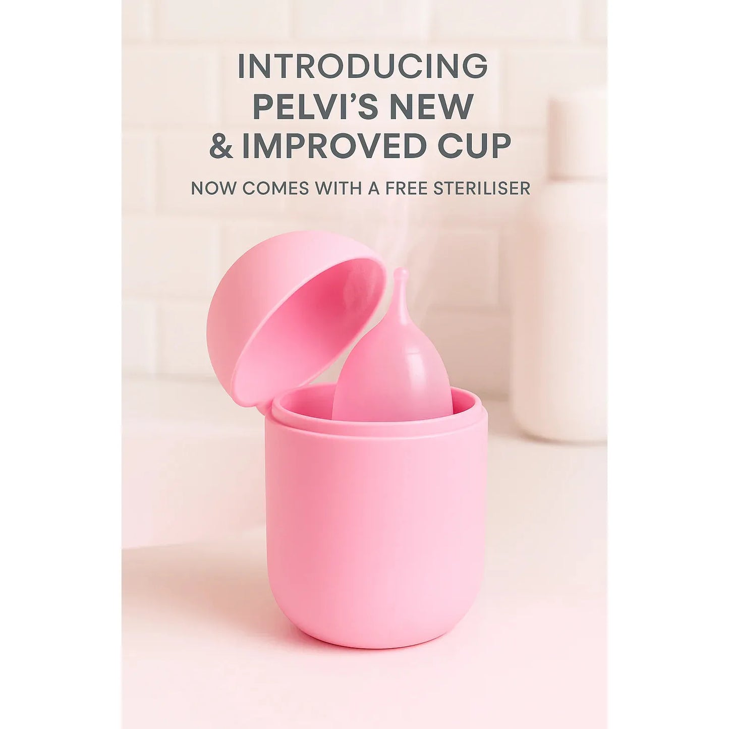 Pelvi Menstrual Cup for Teens including Steriliser