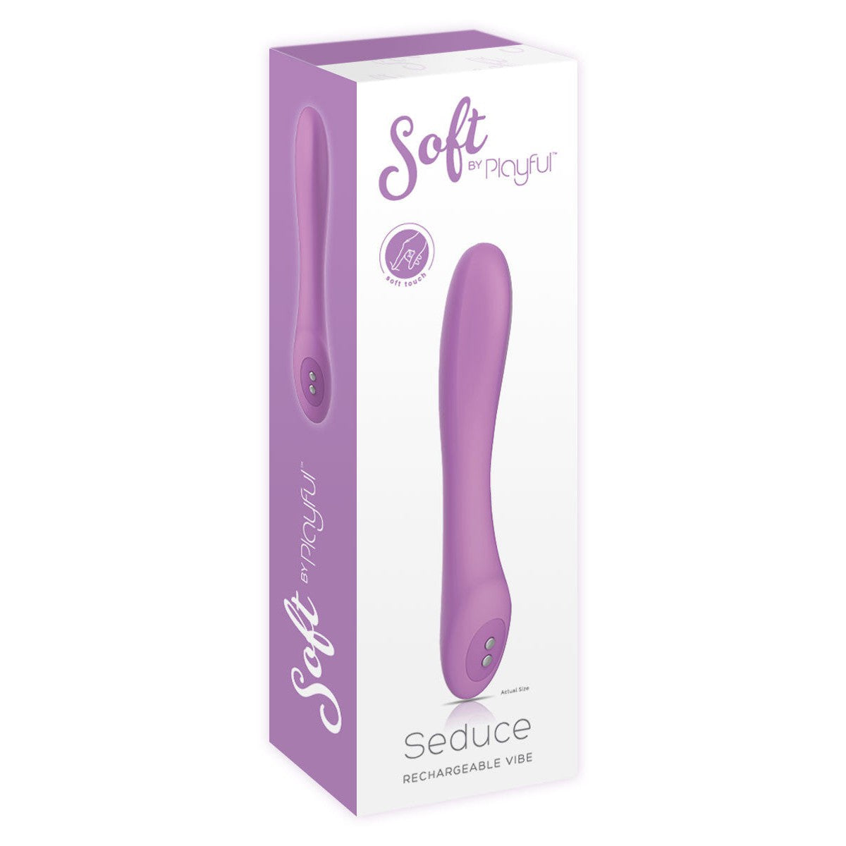 Playful Soft Seduce G-Spot Vibrator - Purple