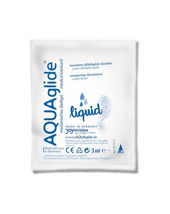 Joy Division Aquaglide Water-Based Lubricant Sachets (5 Pack)