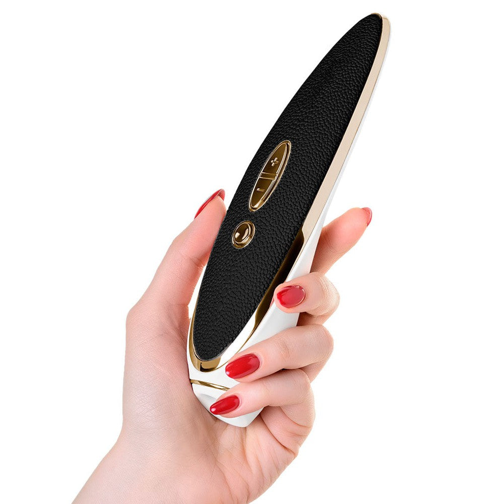 Satisfyer Luxury Air Pulse Stimulator + Vibrator - Haute Couture - Black and Gold