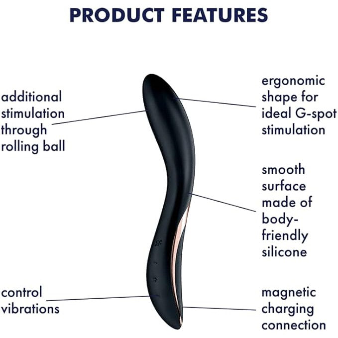Satisfyer Rrrolling Explosion G-Spot Vibrator with Moving Ball