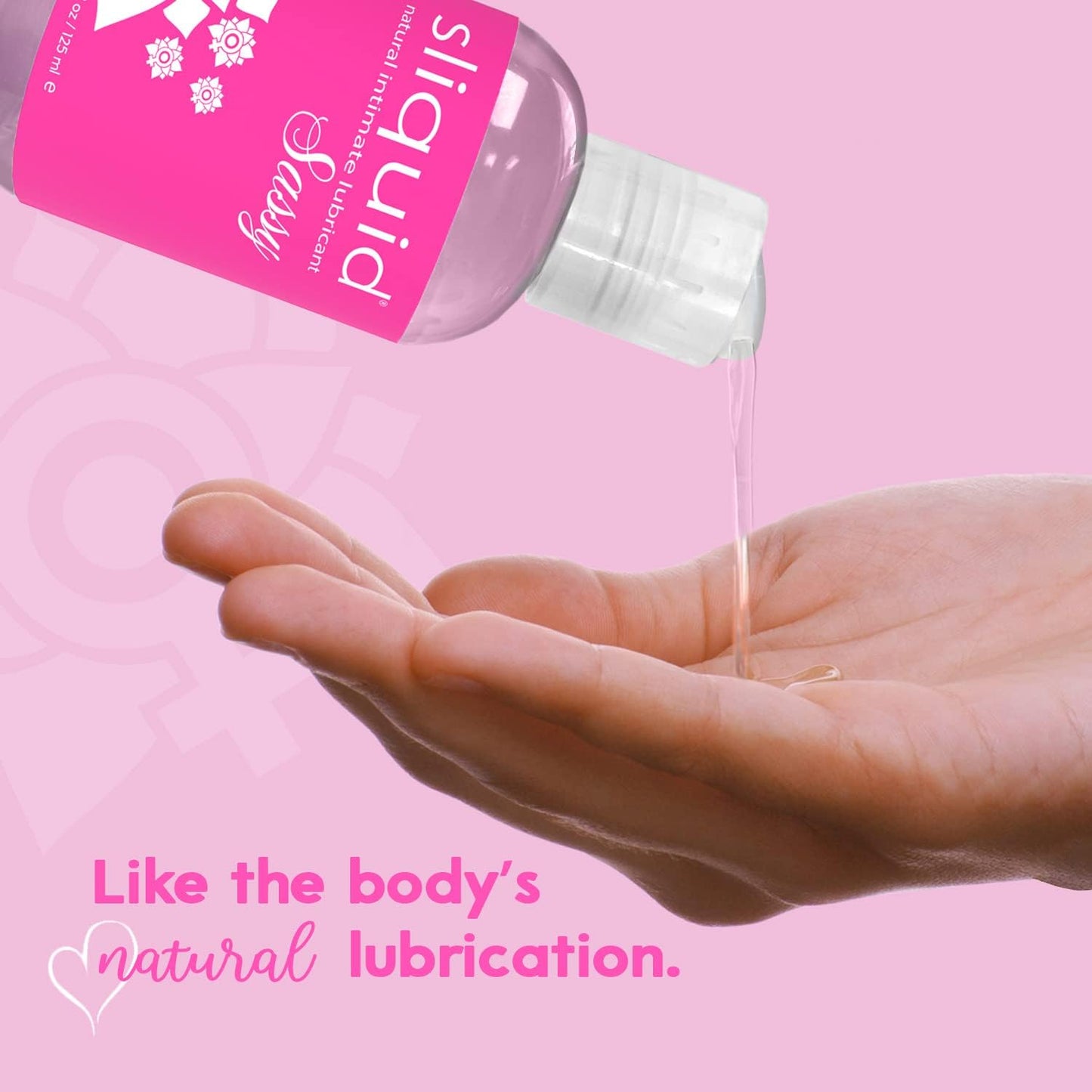 Sliquid Sassy Water-Based Natural Intimate Lubricant (125ml)