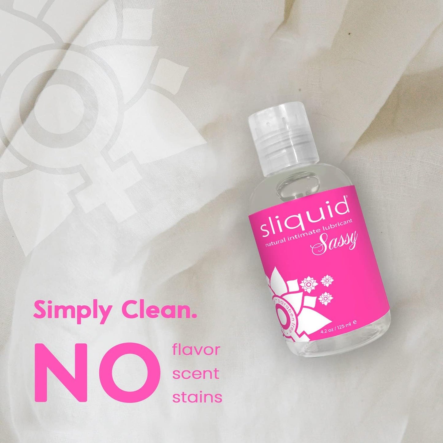 Sliquid Sassy Water-Based Natural Intimate Lubricant (125ml)