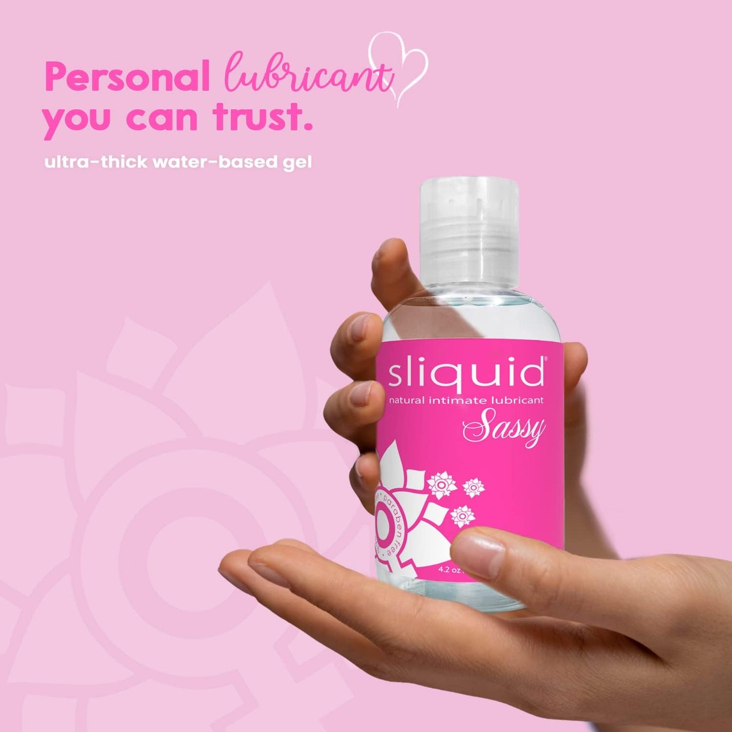 Sliquid Sassy Water-Based Natural Intimate Lubricant (125ml)