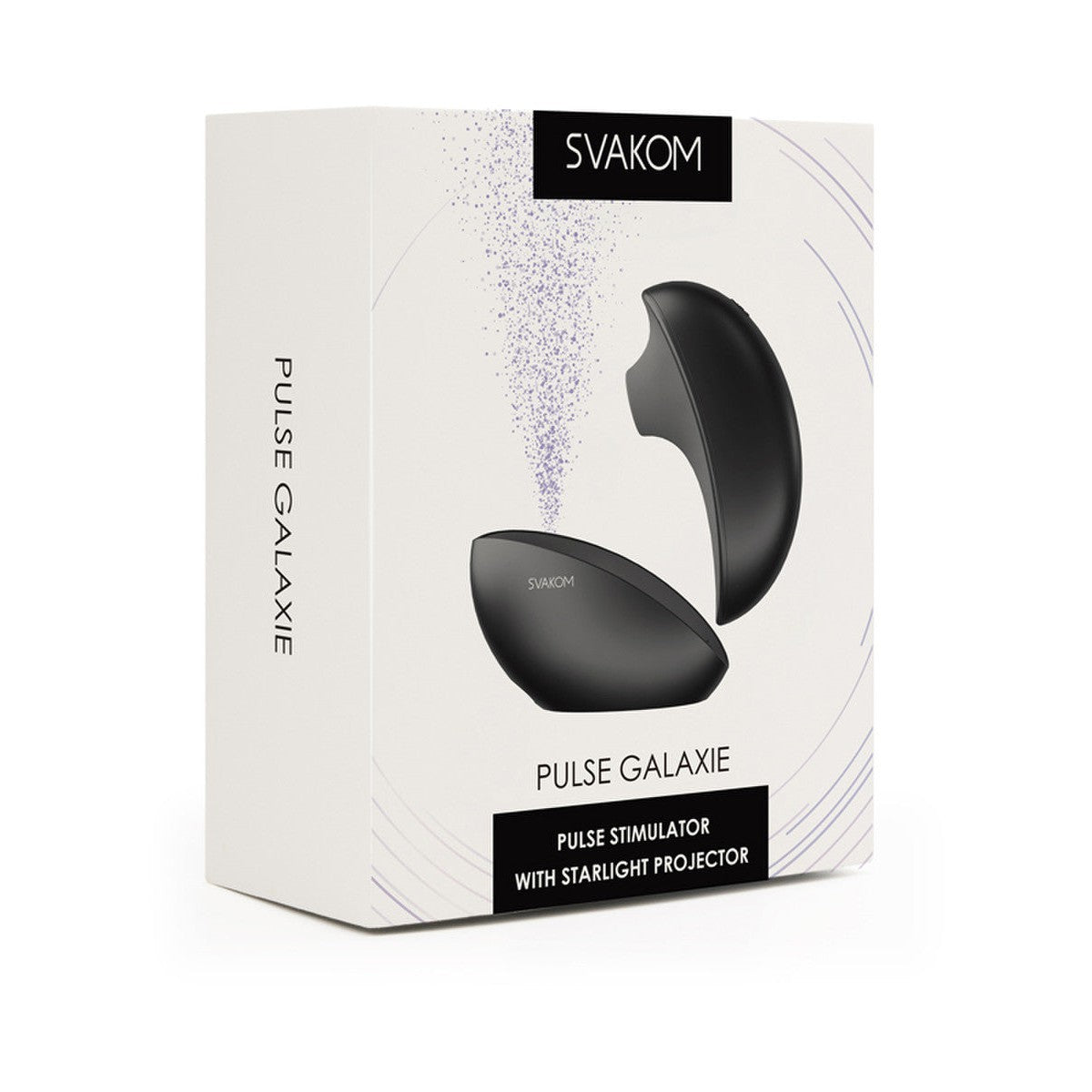 Svakom Pulse Galaxie Clitoral Stimulator with Starlight Projector- Black (App Controlled)