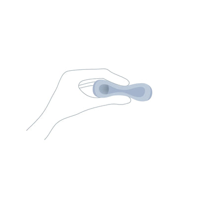 Saalt Reusable Menstrual Disc - Regular Coastal Blue