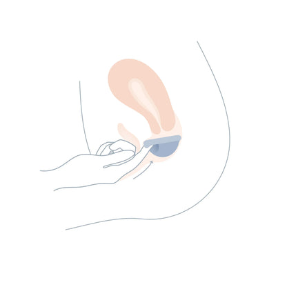 Saalt Reusable Menstrual Disc - Regular Coastal Blue