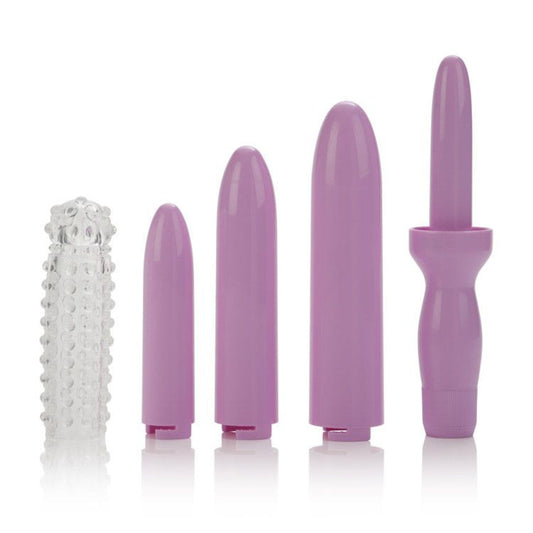 Juego de dilatadores vibratorios CALEXOTICS Dr. Laura Berman (4 tamaños + funda)