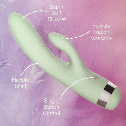 Playful Soft Stunner Rabbit Vibrator - Pink