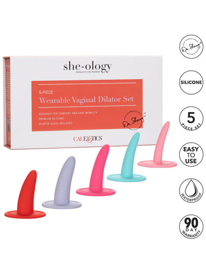 Calexotics She-ology Wearable Dilator Set (5 Sizes)