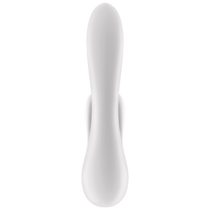 Satisfyer Double Flex Rabbit Vibrator (App Controlled) - White