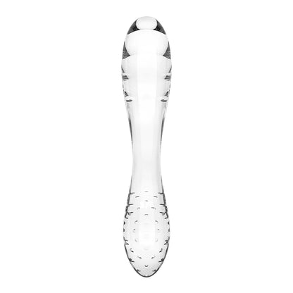 Satisfyer Dazzling Crystal 1 Glass Dildo - Transparent