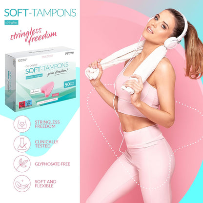 Joy Division Soft Tampon Menstrual Sponges - Mini (50 Pack)