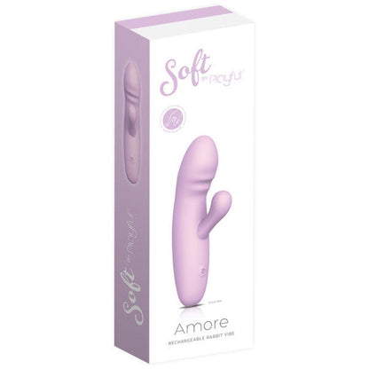 Playful Soft Amore Rabbit Vibrator - Purple