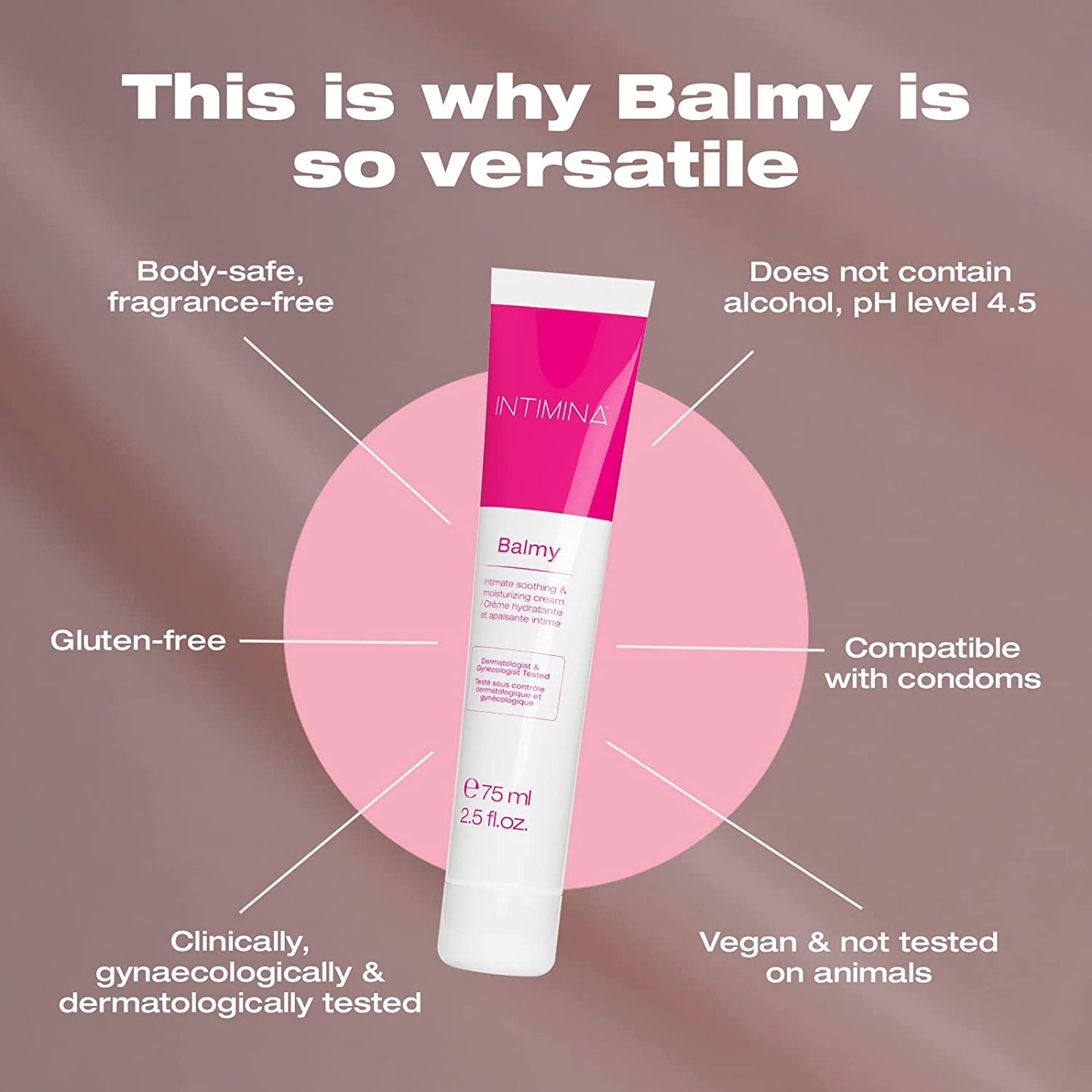 Intimina Balmy Intimate Soothing and Moisturising Cream (75ml)