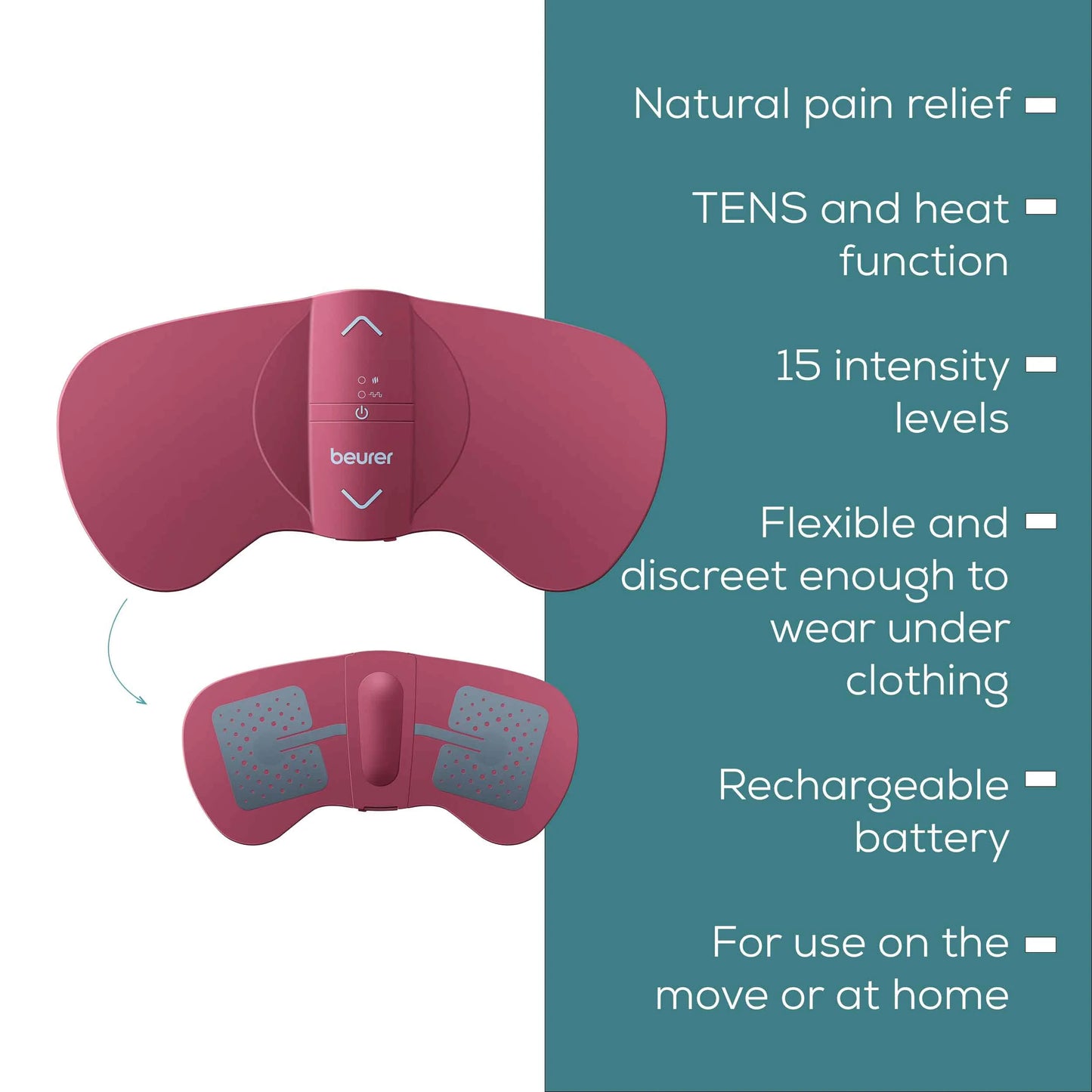 Beurer EM50 Menstrual Relax Device - TENS & Heating Pad