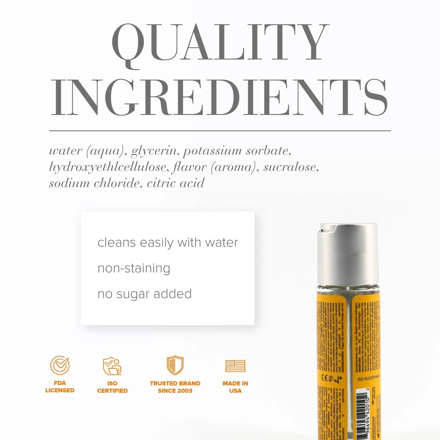 Jo Cocktails Water-Based Lubricant - Mimosa (60ml)