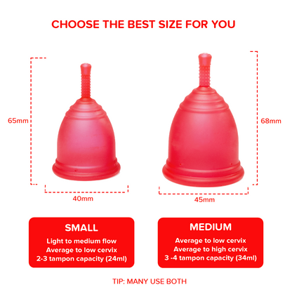 Ruby Menstrual Cup - Black