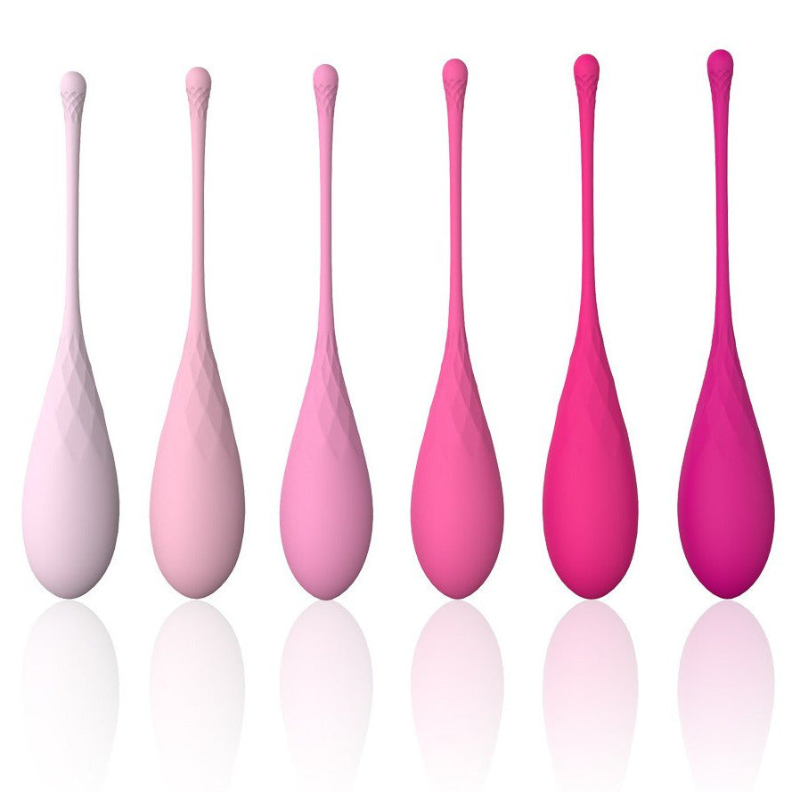 Playful Diamonds Weighted Kegel Eggs Training Set (6 Pack)