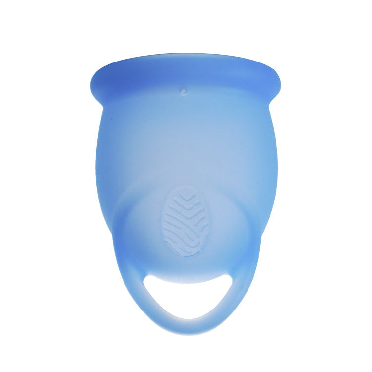 FOLIO Reusable Menstrual Cup with Loop Stem - Blue