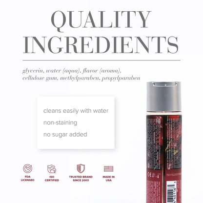Jo H2O Water-Based Lubricant - Cherry Burst (120ml)