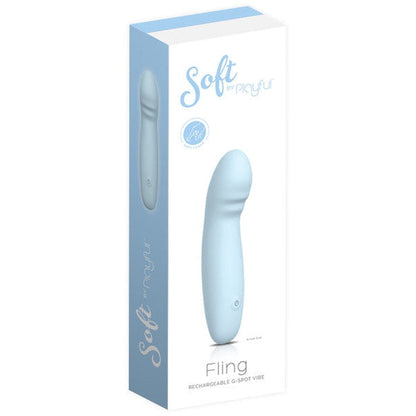 Playful Soft Fling G-Spot Vibrator - Blue